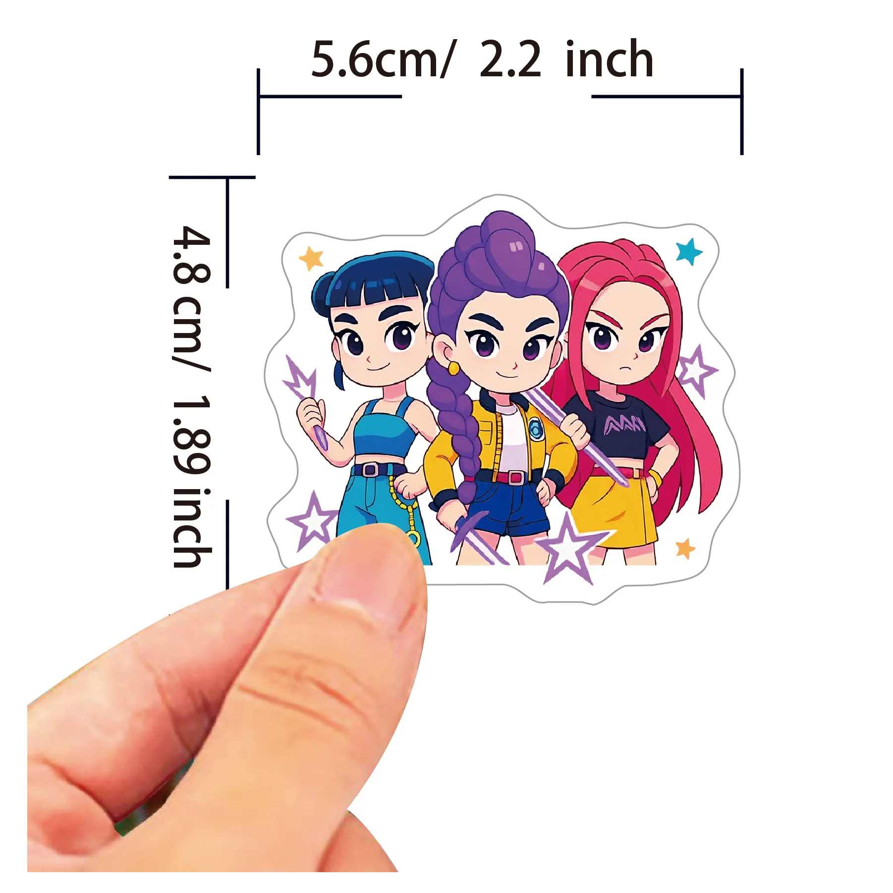 60Pcs Anime Girls Lumi Mila Zo - Skateboard recension och pris