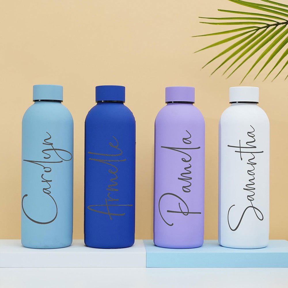 Custom Name Matte Stainless St - Sports Water Bottle Insulated recension och pris