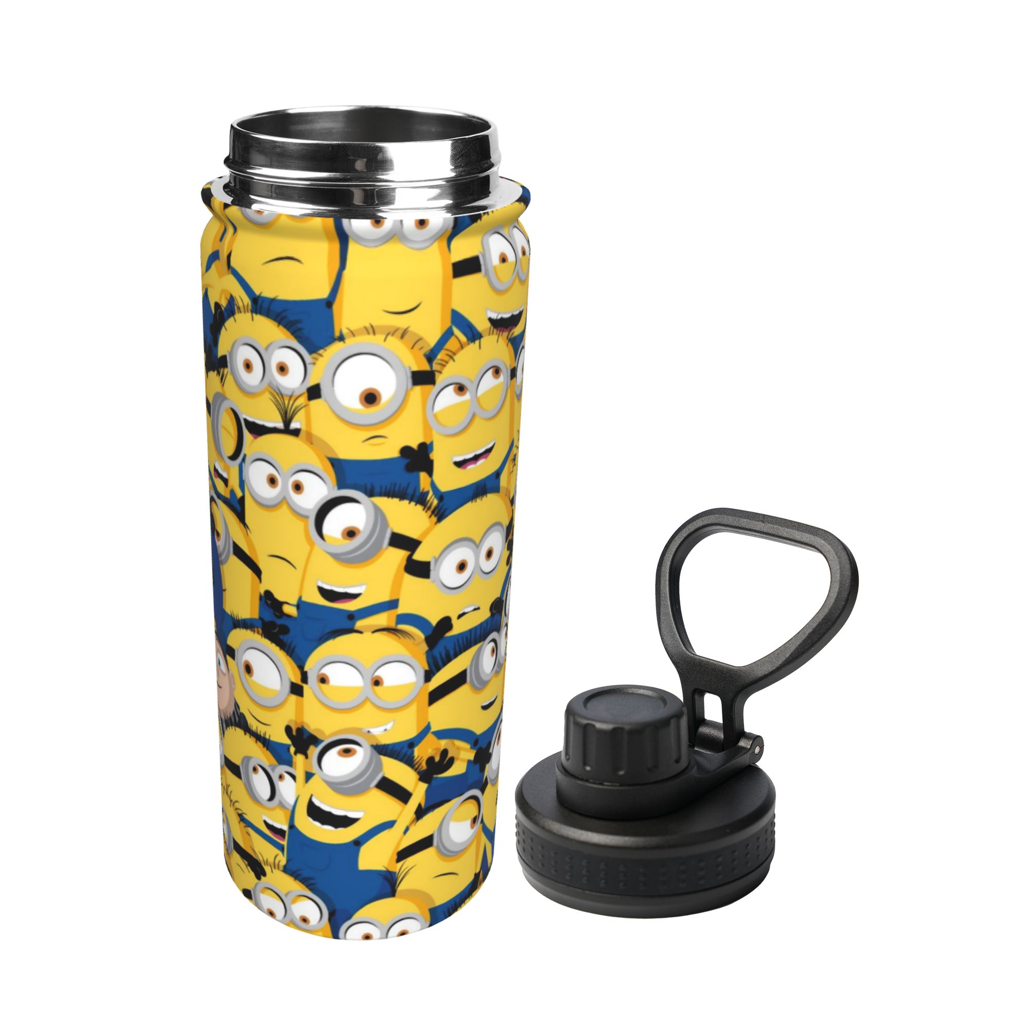 Cartoon M-Minions 18OZ Sports  - Sports Water Bottle Insulated recension och pris