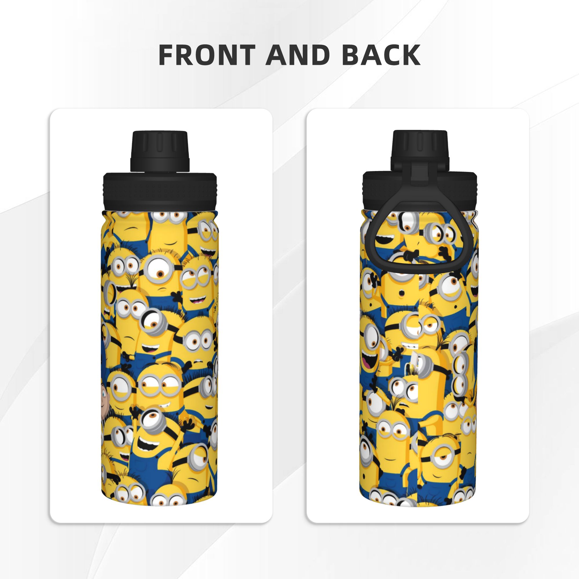 Cartoon M-Minions 18OZ Sports  - Sports Water Bottle Insulated recension och pris